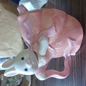 Vintage Dancing Ballerina bunny Teapot from The Good Company 1989